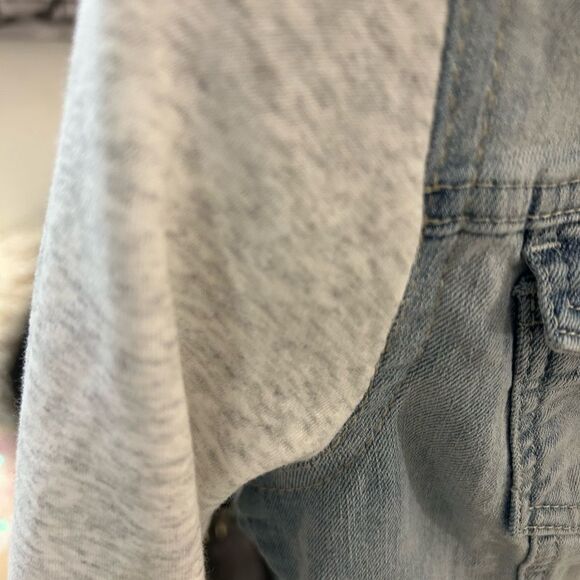 Wallflower Denim and Gray Hooded Jacket - Picture 4 of 6